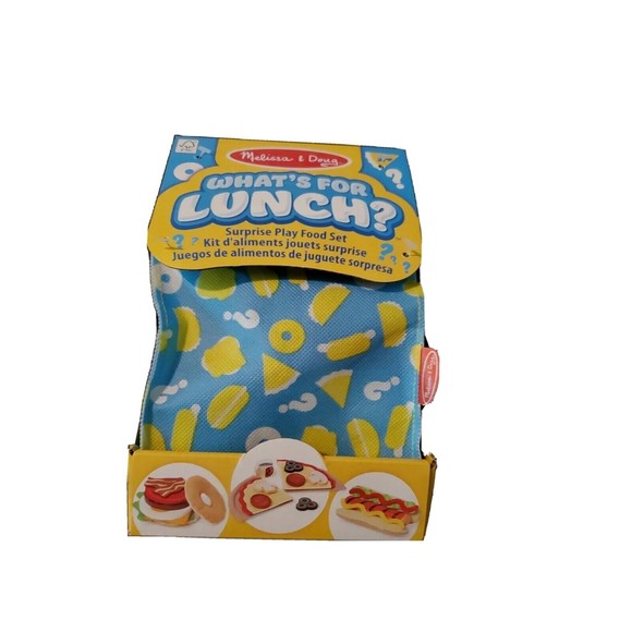 Melissa & Doug WHAT'S FOR LUNCH? Surprise Wooden Food Mystery Bag 2023 - Picture 1 of 5